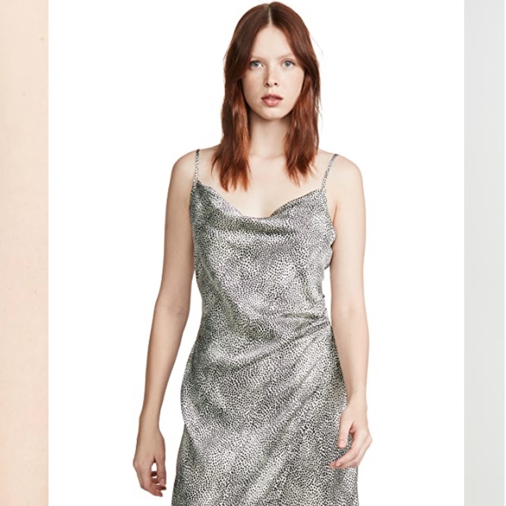 Leopard Print Slip Dress